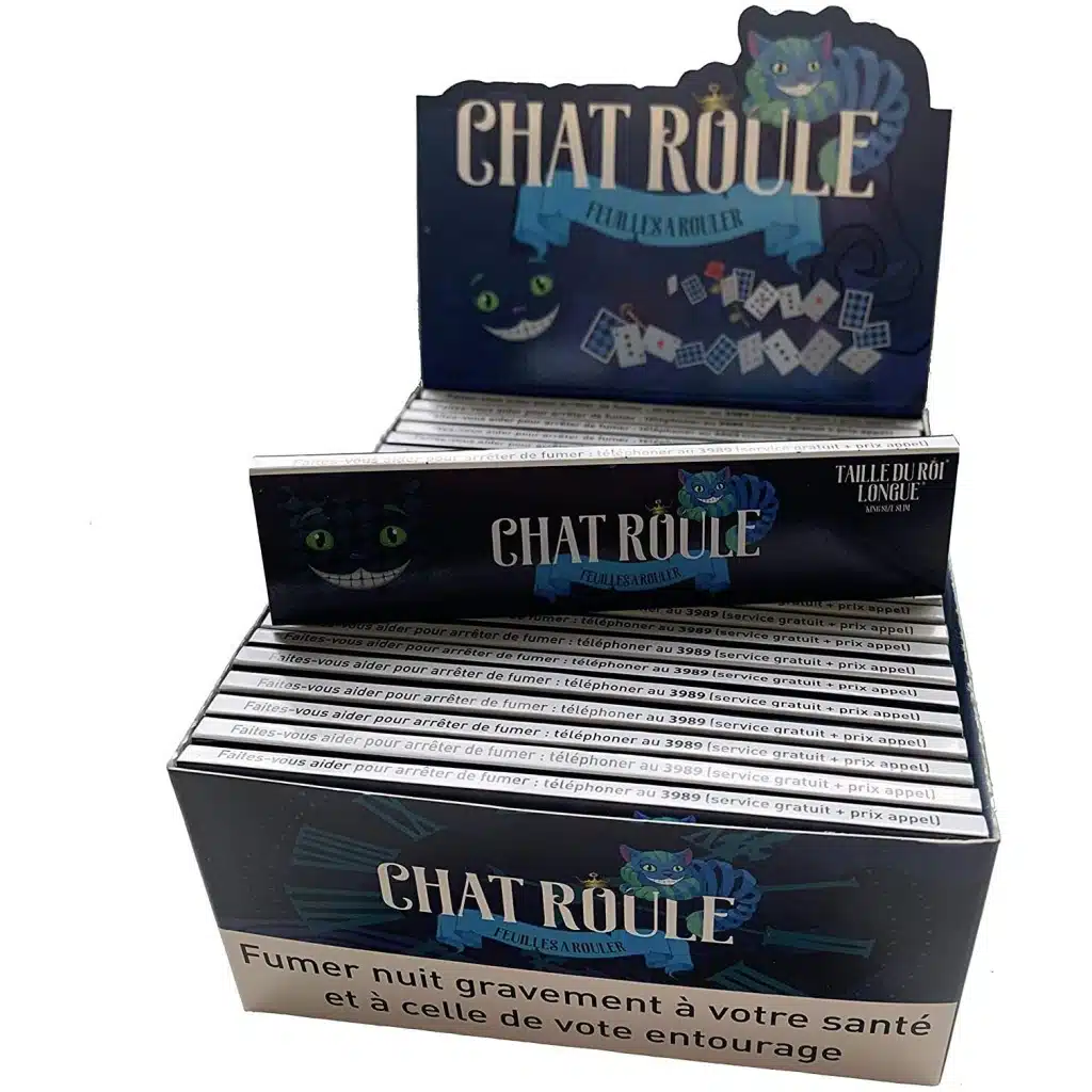 Chat Roule Slim - Boite 50 paquets de feuilles à rouler