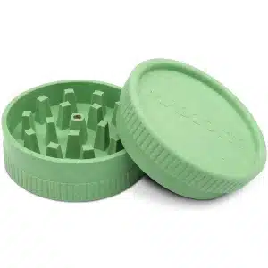 MASCOTTE Moulin à épices vert 55 mm | Broyeur pour herbes et tabac | Moulin compact | Moulin à épices | Lot de 2 pièces